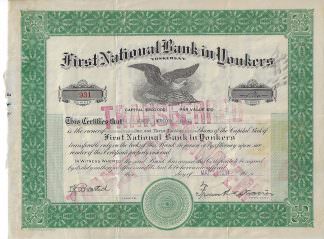 First National Bank in Yonkers, Yonkers, N.Y.
