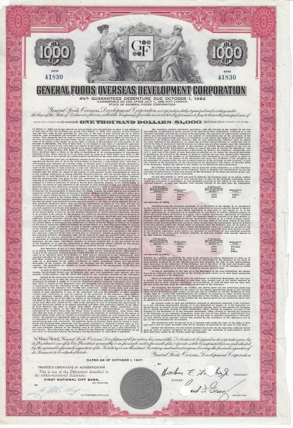 General Foods Overseas Development Corporation, 1967