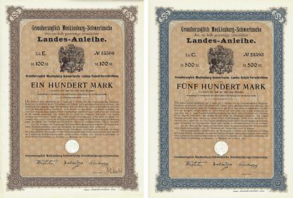 Grossherzoglich Mecklenburg-Schwerinische Landes-Anleihe, 1905