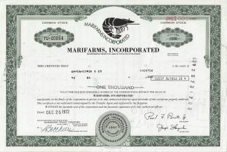 Marifarms, Incorporated - Shrimp-Fischerei