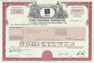 Stone Container Corporation