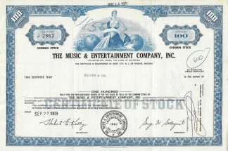 The Music & Entertainment Company, Inc.