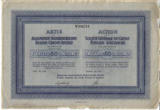 Allgemeine Österreichische Boden-Credit-Anstalt, 1926