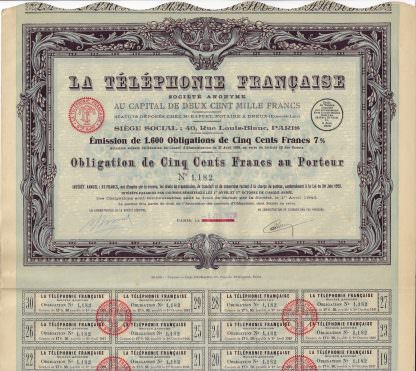 La Telephone Francaise S.A.