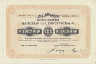 Nordische Handels- und Industrie-A.-G., 1922