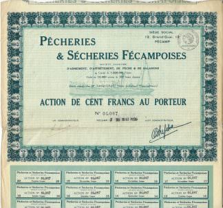Pecheries & Secheries Fecampoises S.A., 1926