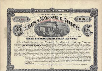 Columbus & Maysville Railway Southern Division, 1879 – Bild 2