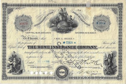 The Home Insurance Company, 1930er Jahre