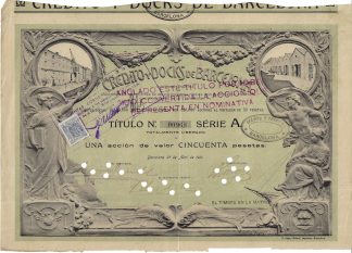Credito y Docks de Barcelona S.A., 1910