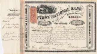 First National Bank at Lodi, Ohio - 1866 - No. 49