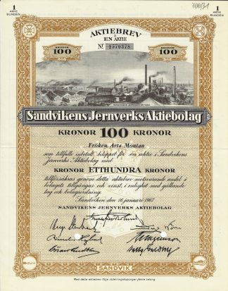Sandvikens Jernverks Aktiebolag, 1967