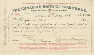 The Canadian Bank of Commerce, 1903