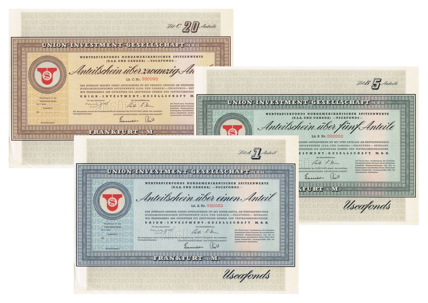 Union-Investment-Gesellschaft mbH - Uscafonds, 1956